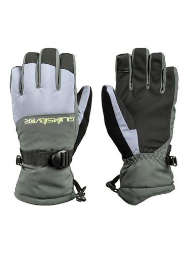 Quiksilver Mission Youth Glove Guantes para Clima frío, Flint Stone, Estándar para Niños