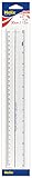 Helix 2X Magnifier Ruler, 12 Inch / 30cm (61002)