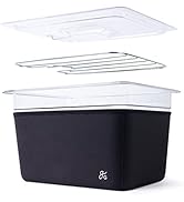 Greater Goods Sous Vide Container | Premium, Plastic Container with Sous Vide Rack and Lid | Insu...