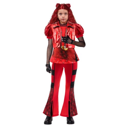 Disfraz D.O.T Girls Rise Rojo 3-14 años miniatura 6