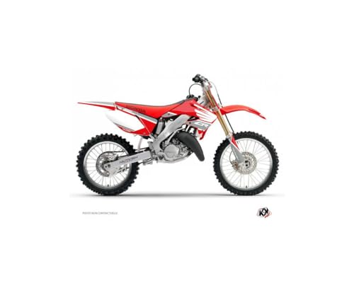 Kit deco moto cross Honda 250 Cr gris haut de gamme Kutvek