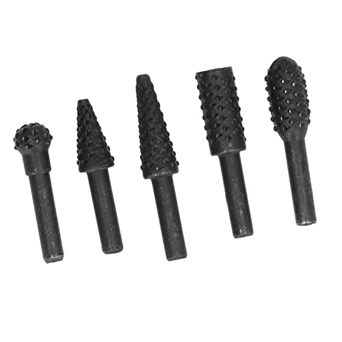 Juego de Brocas Rotativas para Carpintería, 5 uds., Brocas para Tallado de Madera, Plástico para Tallar Madera, Rebabas de Corte