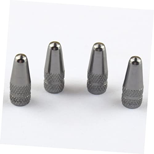 Kisangel 4sets Cap Aluminum Bike Tire Caps Valve Aluminum Alloy Bike Tire Valve Machined 20pcs*4 miniatura 4