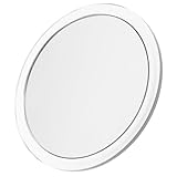 Miroir de maquillage de salle de bain - miroir simple face pour une application de maquillage facile et une épilation précise des sourcils, miroir de maquillage portable