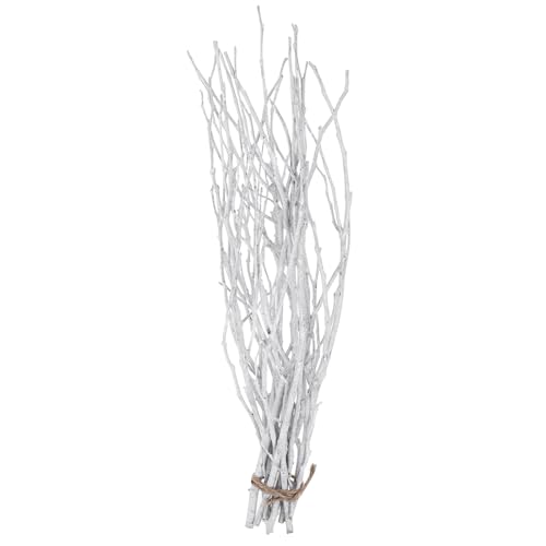 TOPPERFUN Paquete De 10 Ramas De Árbol Secas Blancas Para Jarrones Palitos Decorativos Naturales De 50 Cm De Largo Para Centros De Mesa Y Arreglos