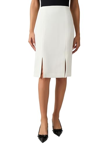 Kasper Women's Side Zip Sailor Paneled Pencil Skirt