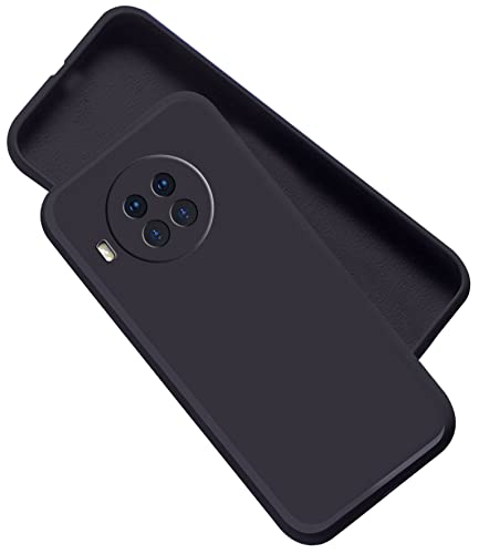 Image of A rtistque Liquid TPU Silicone Matte Shockproof Flexible with Camera Protection Soft Back Cover Case for Xiaomi Mi 10i 5G - Black