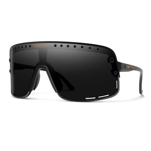 SMITH Ultralite Sports Sunglasses – Matte Black Frame + Black Lenses
