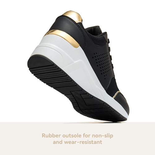 Image of Cestfini Wedge Sneakers for Women - Wedge Tennis Shoes Non-Slip Women Fashion Sneakers