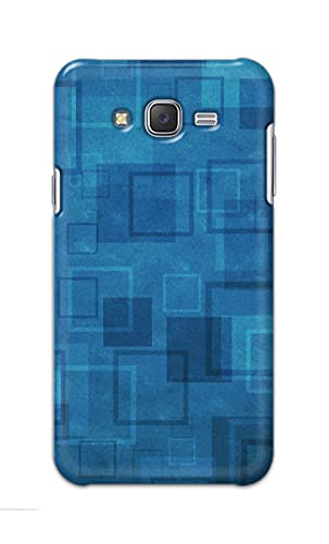 Image of Printed Hard Back Cover Case for Samsung Galaxy J7 2015 | Samsung J7 NXT Back Cover (Plain Azure Blue) -1302