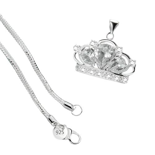Collier couronne en zircon AAA, le cadeau de Saint-Valentin idéal