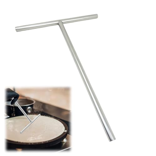BLPRKOT Spatule À Crêpes, Crepiere Inox, Efficace En Acier Inoxydable Spatule De Cuisson Pour Crêpes Omelettes Et Autres Ustensiles De Cuisine Multifonctions