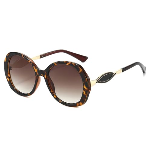 Protection UV400 et verres dégradés pour ces lunettes de soleil rondes unisexes