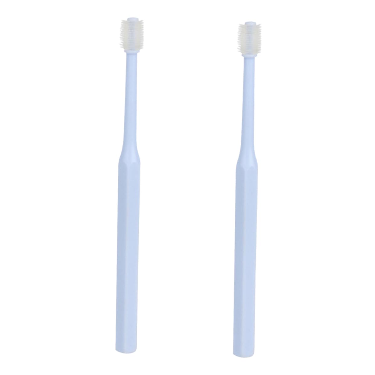 Hemoton 360° Pet Toothbrush for Cats Puppies 2 Pack Comfortable Easy to Use for Pet's Oral