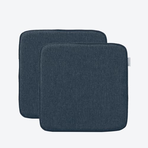 RACE LEAF 2er Set 40,5x40,5 cm Memory Foam Slow Rebound Sitzkissen Indoor Household Sitzkissen Wasserfeste Oberfläche und rutschfeste Unterseite Schwarz (Blau) RACE LEAF 2er Set 40,5x40,5 cm Memory Foam Slow Rebound Sitzkissen Indoor Household Sitzkissen Wasserfeste Oberfläche und rutschfeste Unterseite Schwarz (Blau)