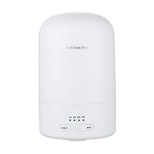 HODIAX Upgraded Version 300ml Essential Oil Diffuser Ultrasonic Aroma Aromatherapy Cool Mist Humidifiers with Timer Setting Waterless Auto Shut-off For Baby Home Office Bedroom