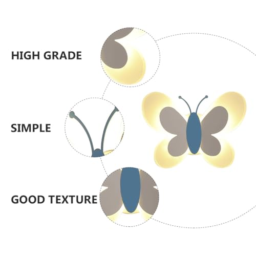 Lámpara de pared moderna diseño insecto antideslumbramiento para pasillo 3