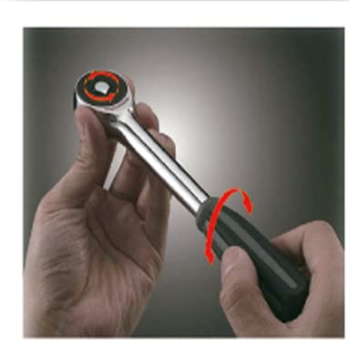 Chiave a cricchetto con manico girevole 60 denti 1/2"
