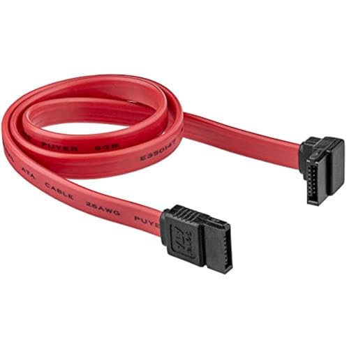 Startech.Com 12In Sata To Right Angle Sata Serial Ata Cable, Red - 3