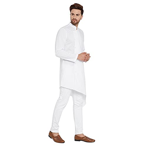 Image of See Designs Men'S Cotton Solid Regular Kurta