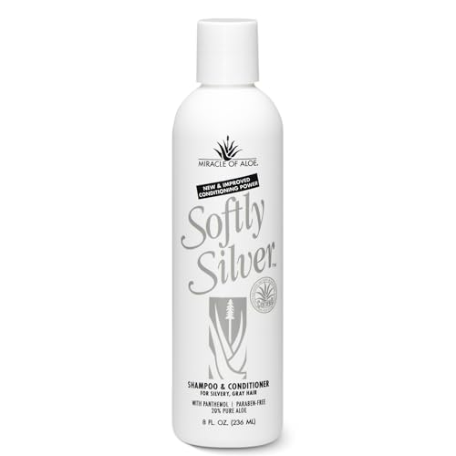 Softly Silver Shampoo Improved Conditioning formula for Gray Hair, 2 ...