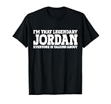 Jordan Gifts Jordan Tee Men Name Birthday Gifts