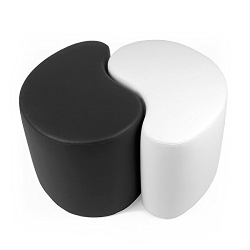 Arketicom YIN YANG Pouf Design Poggiapiedi Salotto...