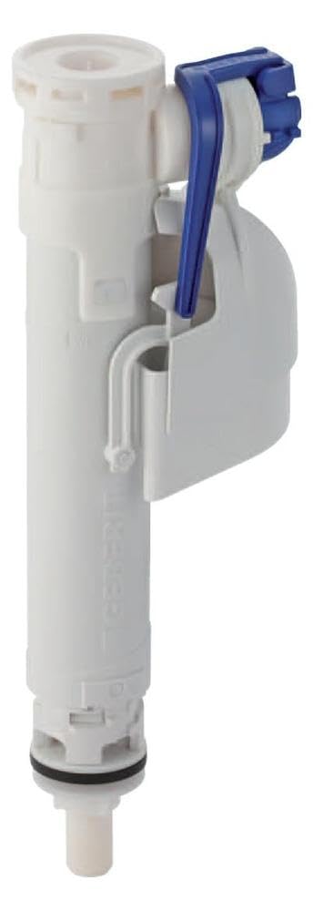 Geberit 281.204.00.1 281204001 typ 380 zawór napełniający (WA dół 3/8", do spłuczki WC, złączka z tworzywa sztucznego, z materiałem mocującym, zaworem, zaworem wodnym) 28124001, szary
