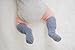 Woolino Wool Baby Socks from, Washable Merino Wool Infant Toddler Kids Socks, 0-6 Months, Blue (Pack of 3)