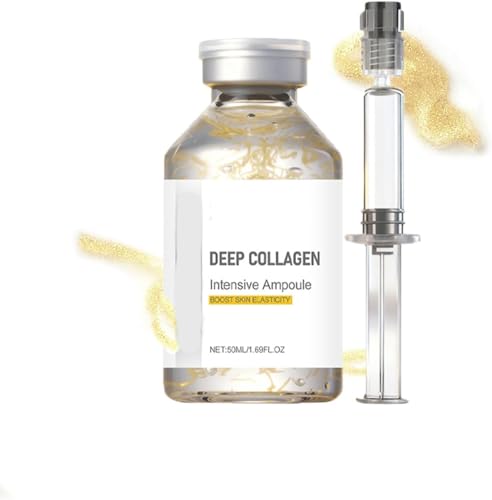 Ampoule Liftante Intensive aux Peptides de Soie, Sérum Anti-Âge pour Femme, Sérum Hydratant Visage pour une Peau Jeune, Ampoule de Collagène, pour une Peau Douce