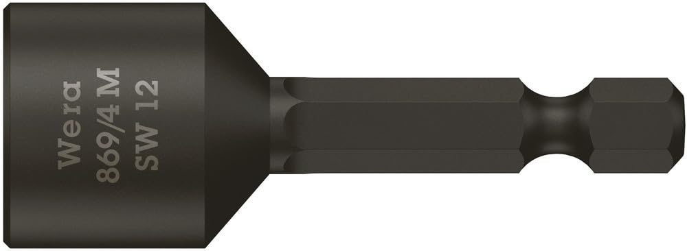 Zestaw końcówek wymiennych klucza nasadowego 1/4" z magnesem, 8-cz. Wera