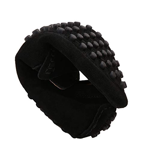 Jions Men's Driving Penny Loafers Suede Driver Moccasins Slip On Flats Boat Shoes Dress Slip-Ons A- Black 10 D(M) Us/Eu 44 #TOP3