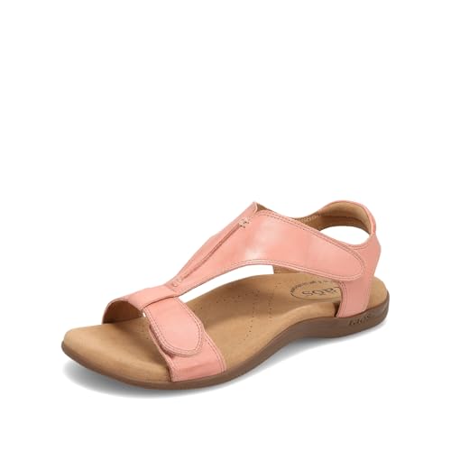 Image of Taos The Show Premium Leather Women's Sandal - Experience Everyday Style, Comfort, Arch Support, Cooling Gel Padding and an Adjustable Fit for Exceptional Walking Comfort