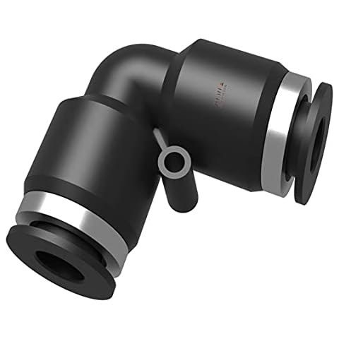 Utah Pneumatic Air Elbow 3/8" Od Air Line Union Push To Connect Air Fittings Push Elbow Push Air Fitting Airline Fittings (5 Pack) Cover