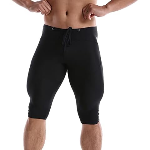 QiaTi Men's Leggings Sports Compression Leggings Workout Leggings Slim Tight Pant Activewear Gym Pants Cover