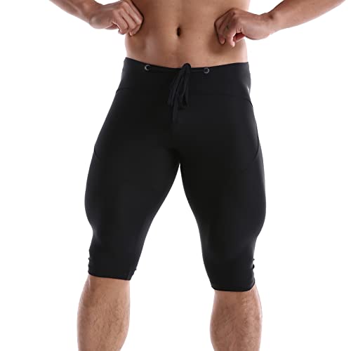 QiaTi Hombre Leggings para Hombre Leggings Deportivos de compresión Leggings de Entrenamiento Pantalones Ajustados Delgados Ropa Deportiva Pantalones de Gimnasia Cover