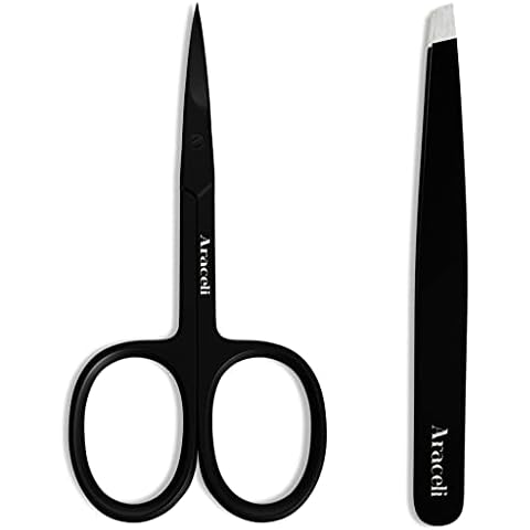 Araceli Beauty Precisión Duo: Stainless-Steel Scissor and Tweezer Cover