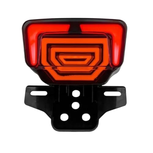 Feu pour arrière de moto avec clignotant LED rouge multifonction haute visibilité CG125