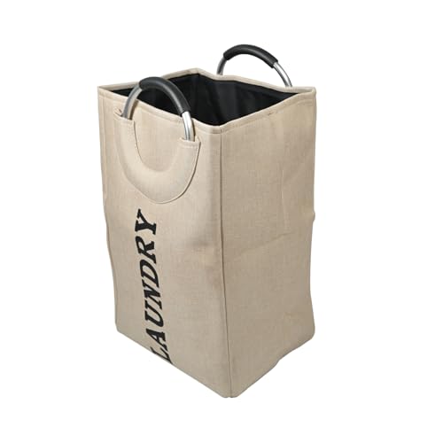 Image of KYLO Efficient Laundry Bag| No Fuss Laundry Bag| Superior Steel Handles| Rubber Covering to Support Fingers| Multiple Colors - Goes Well With The Decor - 82 L, Yellow