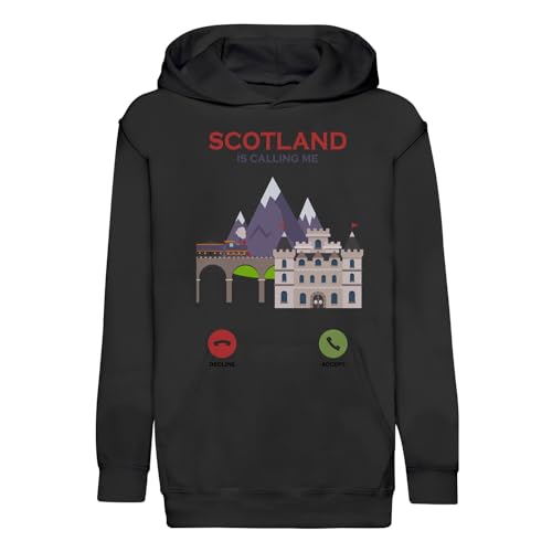 Sweat à capuche enfant Scotland anti-froid en coton doux pour peau sensible