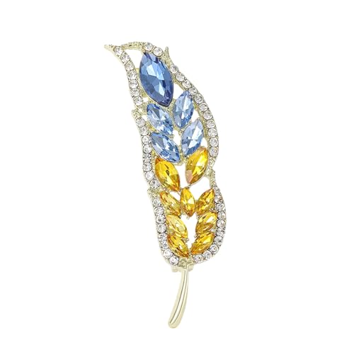 Broche de trigo elegante para lucir en eventos y cenas