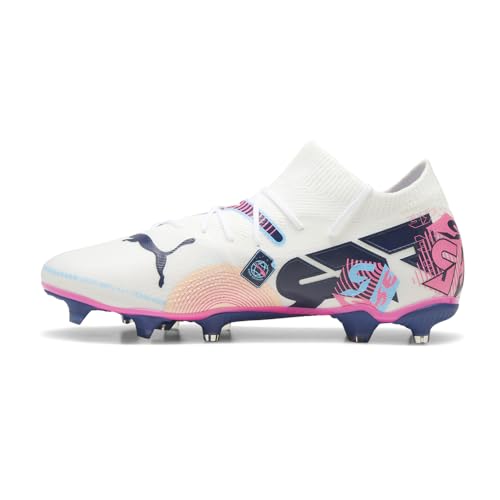 PUMA Mens Future 7 Match Vol. Up Firm GroundArtificial Ground Soccer Cleats - White - Size 12.5 M3