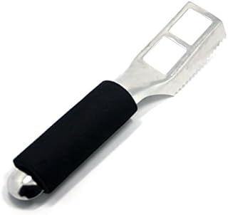 SAMS FISHING EVA Grip Easy Fish Scaler Scraper Remover Stainless Steel 9 inch