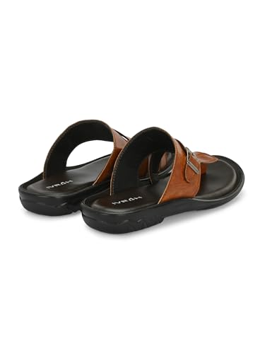 Image of IVRAH Synthetic Leather Sandal Lightweight and Comfortable Footwear for Men