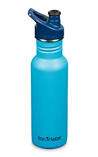 Klean Kanteen Classic Narrow 18oz (w/Sport Cap) Botella, Unisex Adulto, Océano Hawaiano, 18 oz Cover