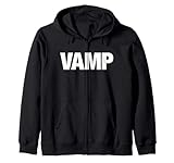 VAMP Matching Halloween Couples Funny Costume SECURITY Goth Zip Hoodie