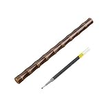 EKLOEN Bamboo Joint Solid Brass Pen, Bronze-coloured Sign Signature Pen Ballpoint Pen(01905B)