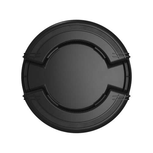 Image of SPARTA Bronco Round Waste Bin, Trash Can with Handles for Garbage or Recycling, 32 Gallon Capacity, Black