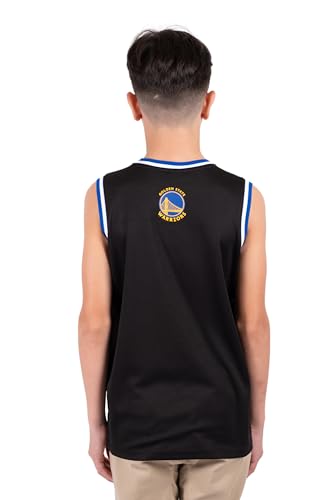 Image of Ultra Game Youth NBA Official Tank Top Mesh Sleeveless Muscle T-Shirt - Black