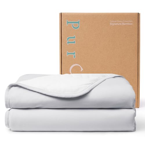 PurComfy Supersoft Toddler Comforter, Premium Bamboo Viscose Crib Blanket, Breathable 1.0 Tog Crib Quilt for All Seasons 39"×55" Dolphin 39x55 Inches